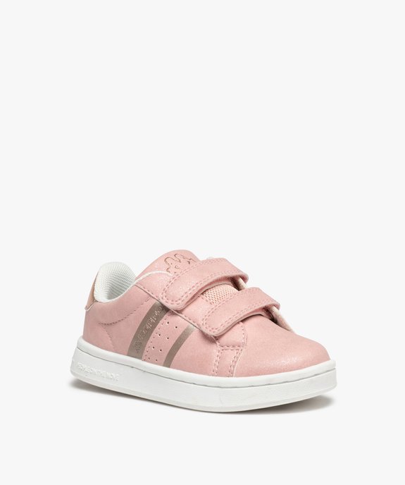 Baskets fille pailletées à scratch - Kappa Alpha vue2 - KAPPA - GEMO
