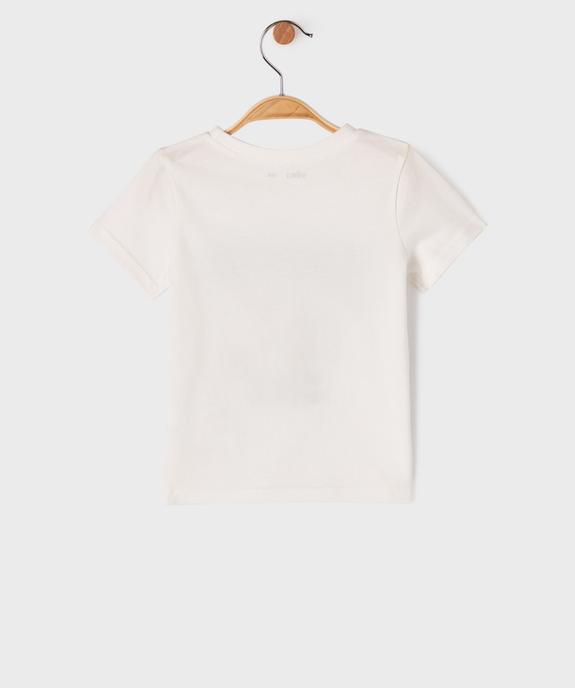 Tee-shirt manches courtes à motif sportif bébé garçon vue3 - GEMO(BEBE DEBT) - GEMO