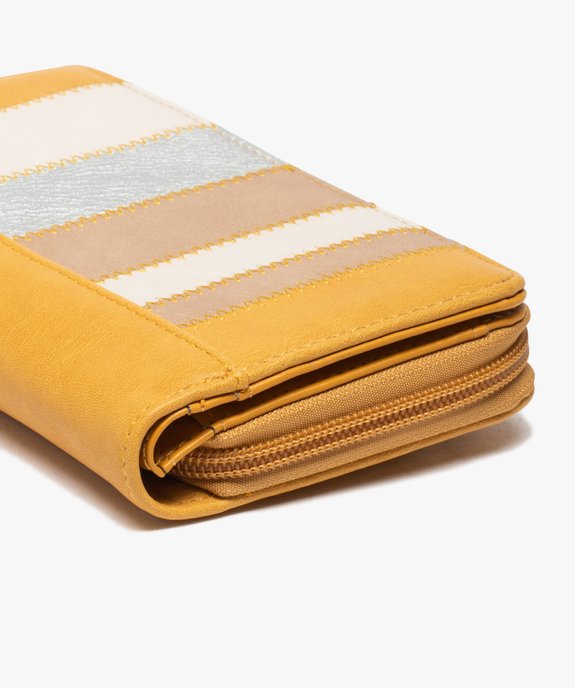 Portefeuille femme avec jeu de coutures vue2 - GEMO (ACCESS) - GEMO