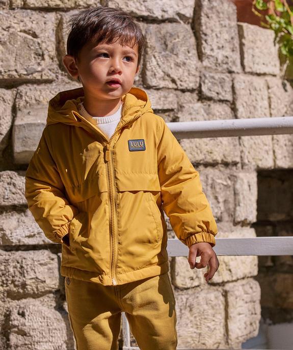 Blouson imperméable à capuche doublé polaire bébé garçon - LuluCastagnette vue5 - LULU CASTAGNETTE GEMO FOR GOOD - GEMO