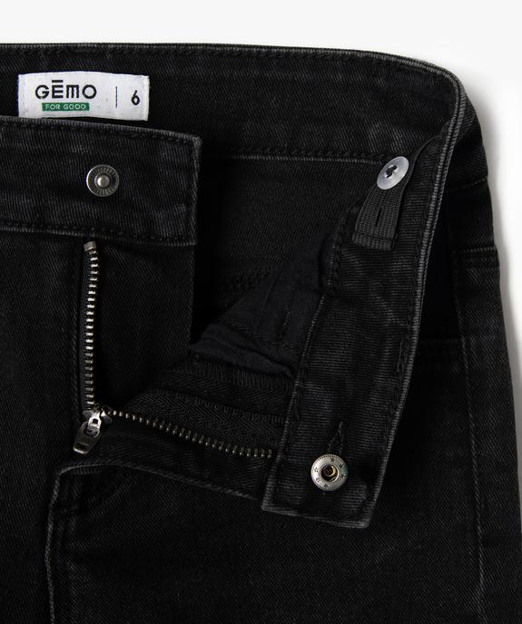 Jean Flare extensible avec ceinture ajustable fille vue2 - GEMO 4G FILLE - GEMO
