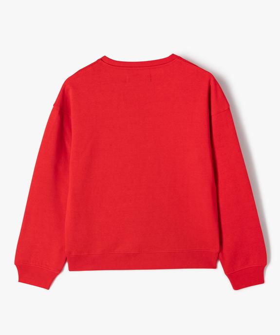 Sweat en molleton imprimé fille - Camps United vue3 - CAMPS - GEMO