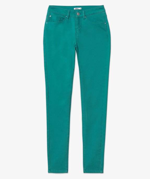 Pantalon coupe Slim taille normale femme vue4 - GEMO 4G FEMME - GEMO