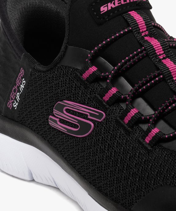 Baskets fille en mesh et à enfiler Slip ins Summits - Skechers vue6 - SKECHERS - GEMO