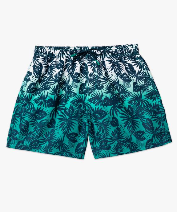 Short de surf à motif feuillage homme vue4 - GEMO 4G HOMME - GEMO