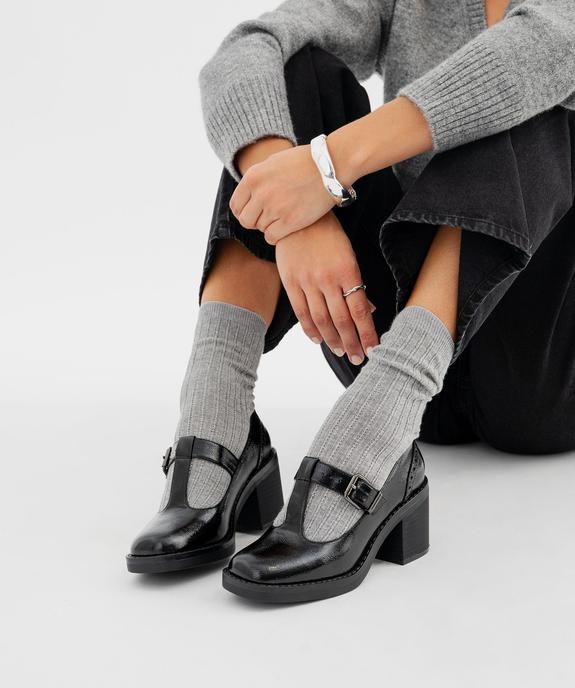 Chaussures à talon babies à semelle épaisse femme vue1 - 5 MILES - GEMO