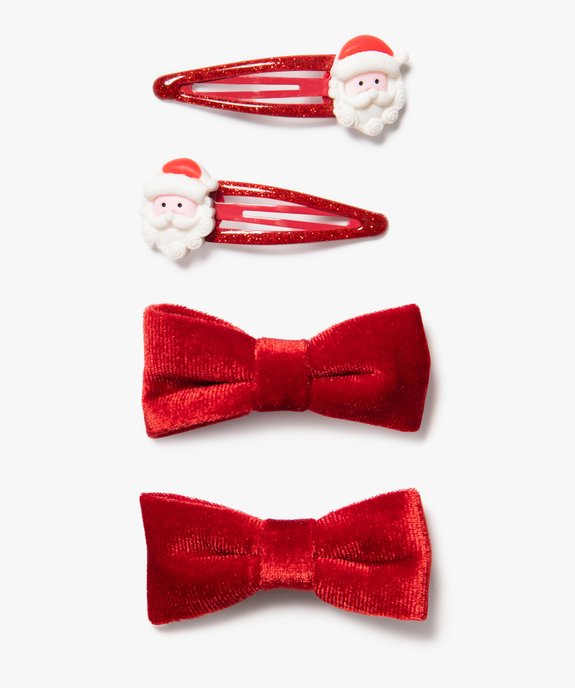 Pinces à cheveux de Noël fille (lot de4) vue1 - GEMO (ACCESS) - GEMO