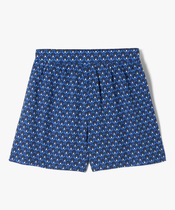 Short fluide imprimé fille vue1 - GEMO (ENFANT) - GEMO