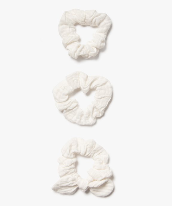 Chouchou pour les cheveux en gaze de coton fille (lot de 3) vue1 - GEMO (ACCESS) - GEMO