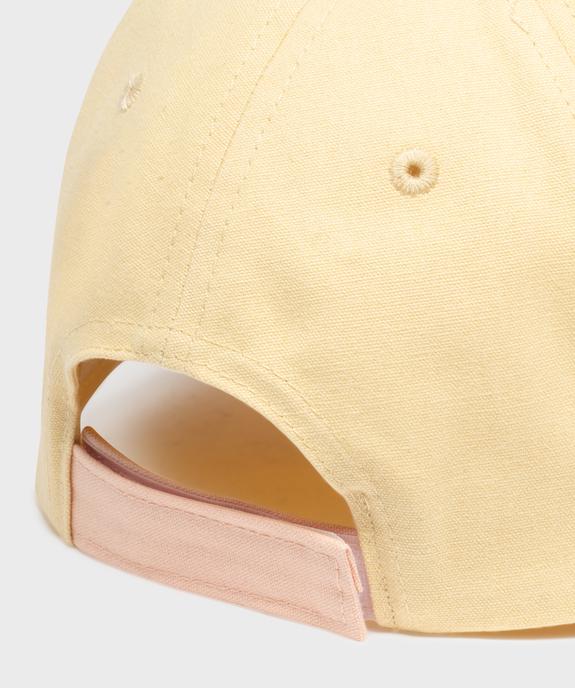 Casquette tricolore avec inscription en maille bouclette fille vue3 - GEMO 4G FILLE - GEMO