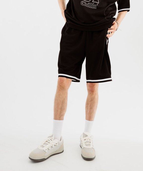 Bermuda de sport avec bandes contrastantes homme vue8 - GEMO (HOMME) - GEMO