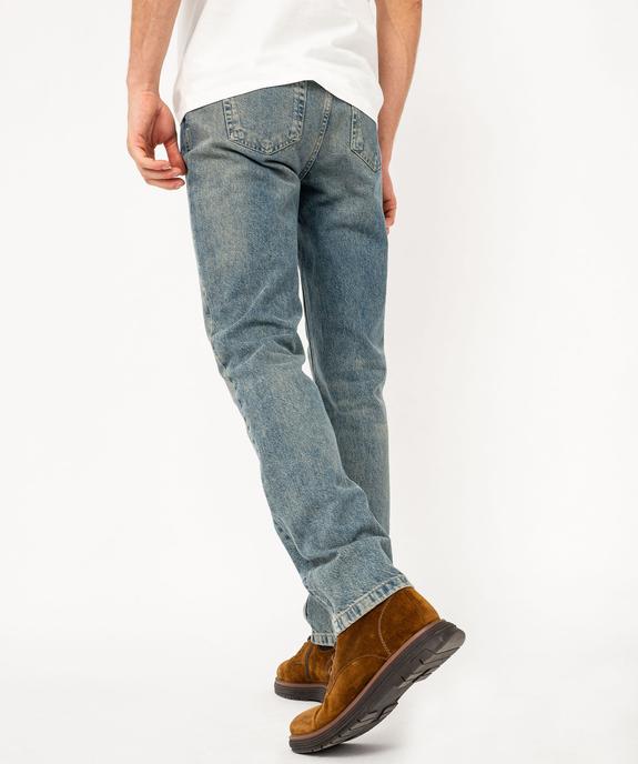 Jean Straight aspect usé homme vue3 - GEMO (HOMME) - GEMO