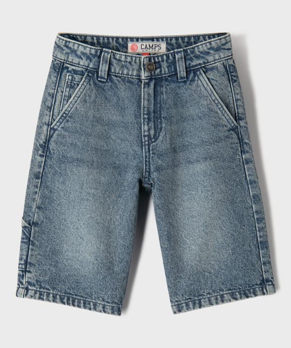 Short en jean coupe skater garçon - Camps United vue1 - CAMPS US - GEMO