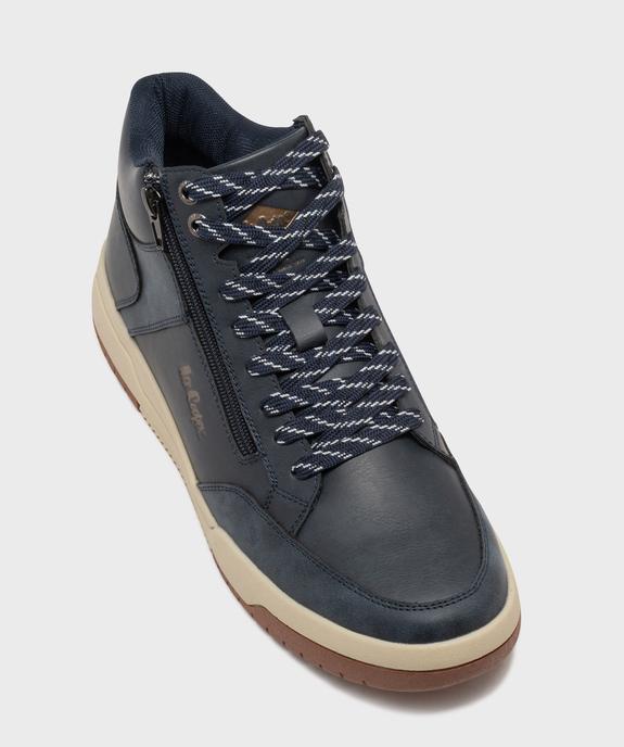 Baskets montantes avec lacets et zip homme - Lee Cooper vue6 - LEE COOPER - GEMO