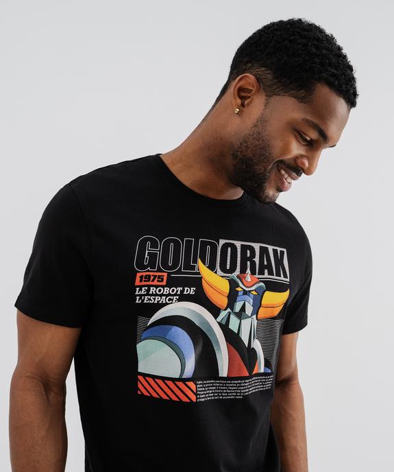 Tee-shirt manches courtes en jersey de coton imprimé homme - Goldorak vue2 - GOLDORAK - GEMO