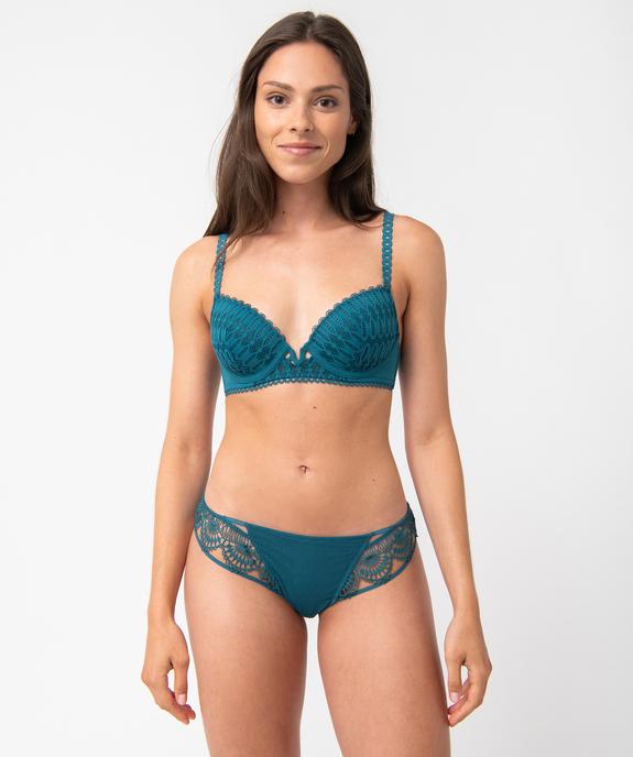 Tanga femme en dentelle vue3 - GEMO(HOMWR FEM) - GEMO