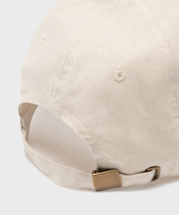 Casquette en toile coton-lin homme vue2 - GEMO (ACCESS) - GEMO