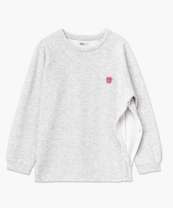 Sweat femme spécial maternité vue5 - GEMO 4G FEMME - GEMO