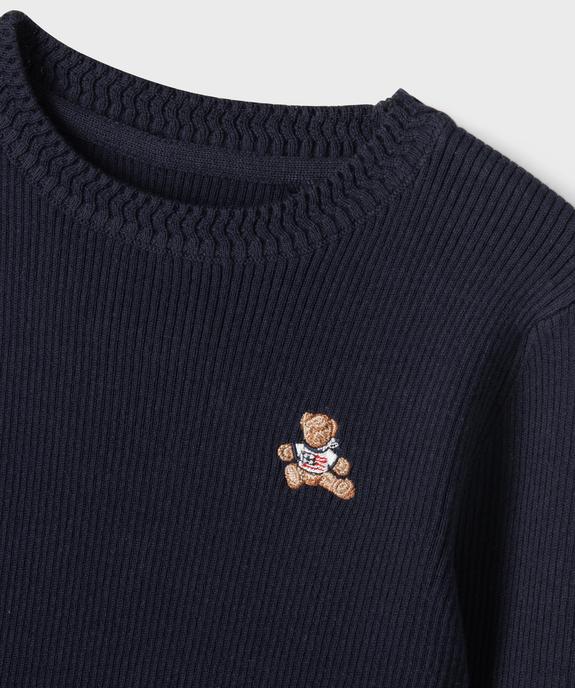 Pull en maille côtelée fille - LuluCastagnette vue2 - LULUCASTAGNETTE - GEMO