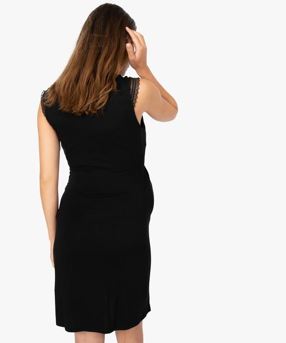 Nuisette de grossesse et allaitement avec haut cache-cœur vue3 - GEMO (MATER) - GEMO