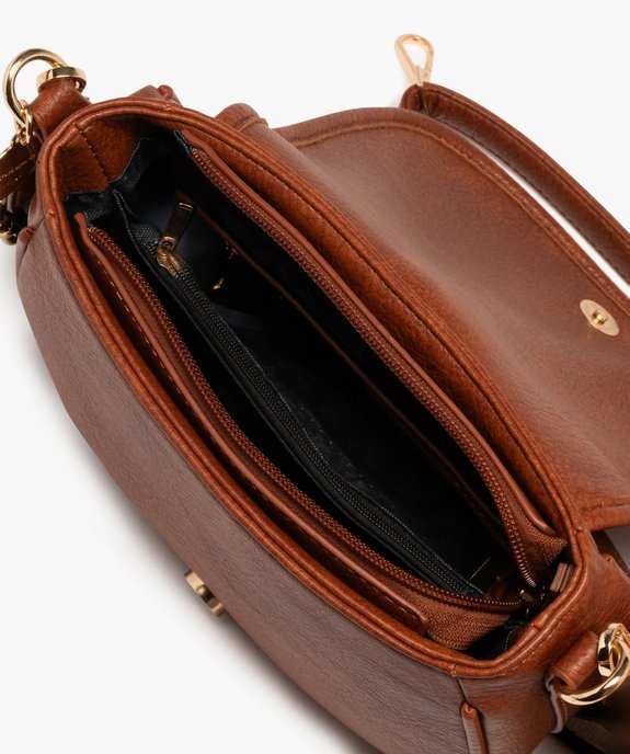 Sac besace avec bandoulières interchangeables femme - LuluCastagnette vue4 - LULU CASTAGNETT - GEMO