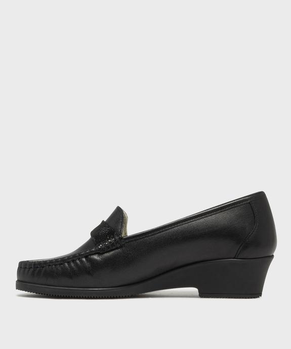 Mocassins confort dessus cuir femme vue3 - G'FLEX GEMO FOR GOOD - GEMO