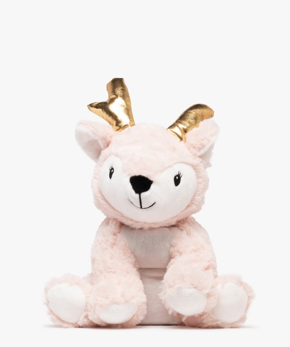 Peluche bouillotte renne à chauffer au micro-ondes vue2 - GEMO (ACCESS) - GEMO