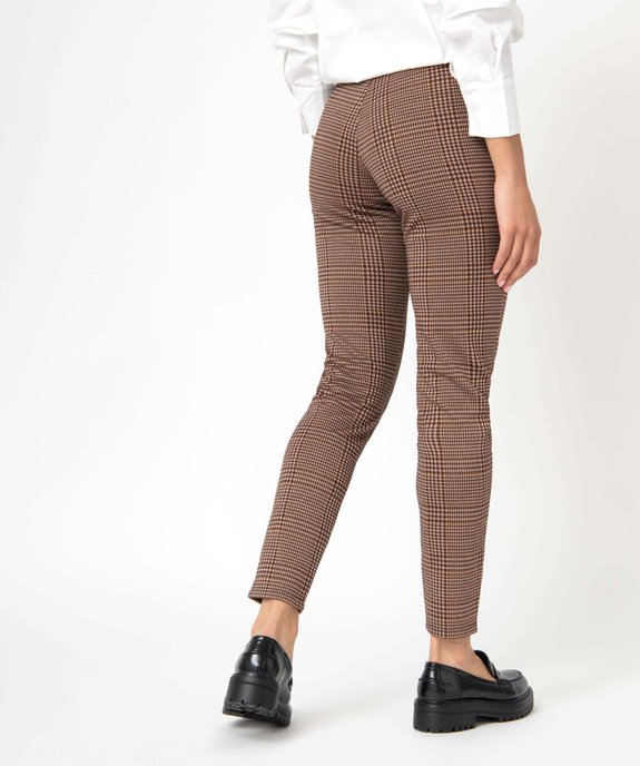 Leggings femme à motif tartan vue3 - GEMO(FEMME PAP) - GEMO