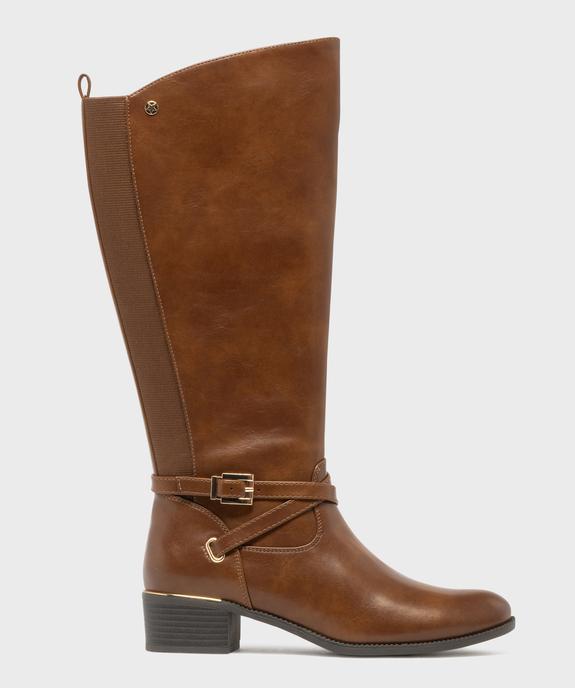 Bottes cavalières doublées avec bride cheville femme - Valentina Baldano vue8 - VALENTINA BALDA - GEMO
