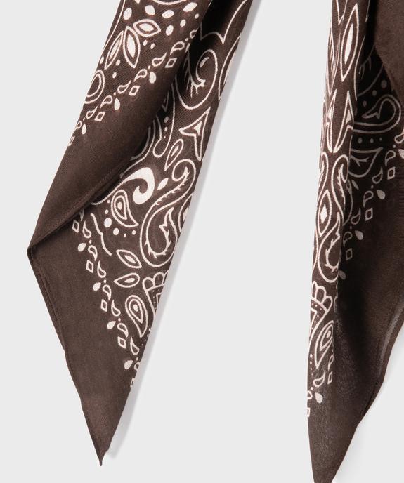 Foulard à motif cachemire femme vue2 - GEMO (ACCESS) - GEMO
