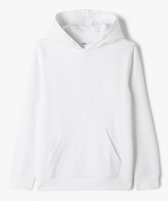 Sweat molletonné à capuche garçon vue1 - GEMO (JUNIOR) - GEMO