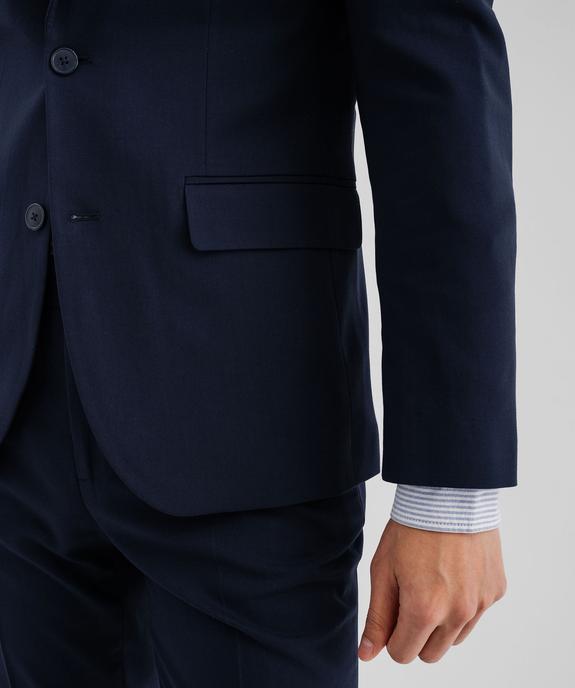 Veste de costume coupe droite en matière extensible homme vue5 - GEMO 4G HOMME - GEMO