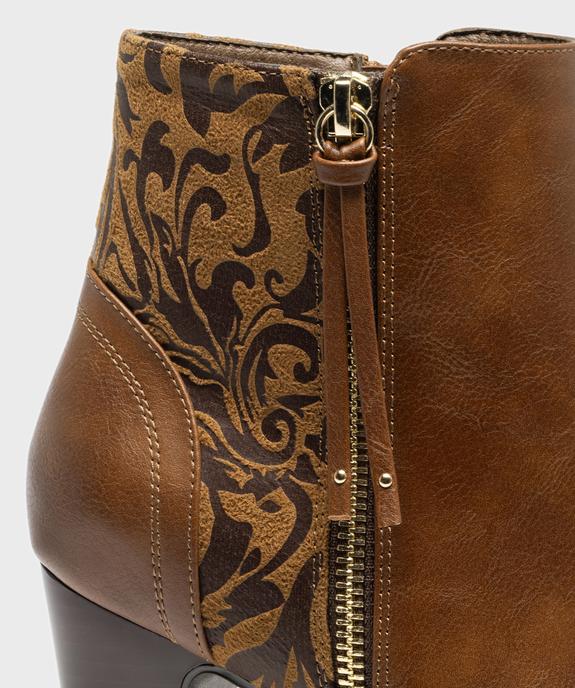 Bottines à talon avec zip décoratif femme - Emilia Rosa - EMILIA ROSA Bottines à talon avec zip décoratif femme - Emilia Rosa vue6 - EMILIA ROSA - GEMO