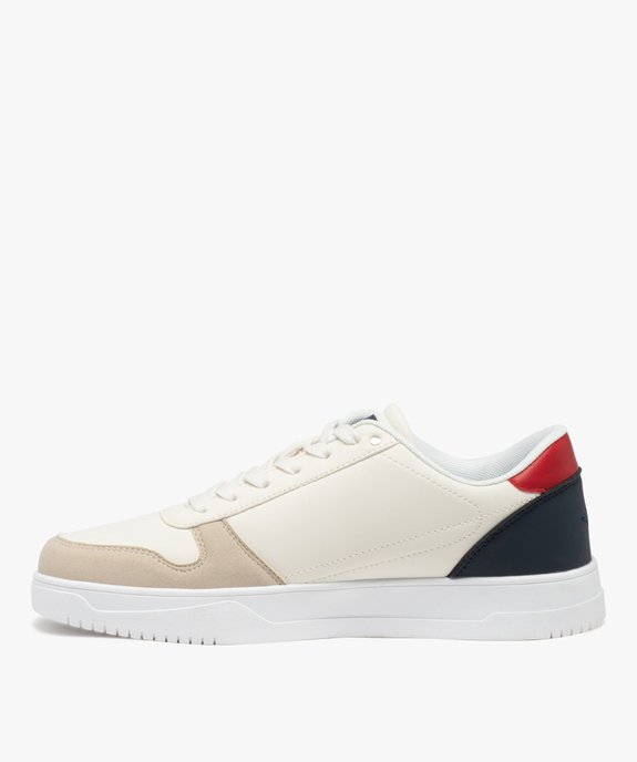 Baskets homme casual à lacets avec détails colorés - Chevignon vue4 - CHEVIGNON - GEMO