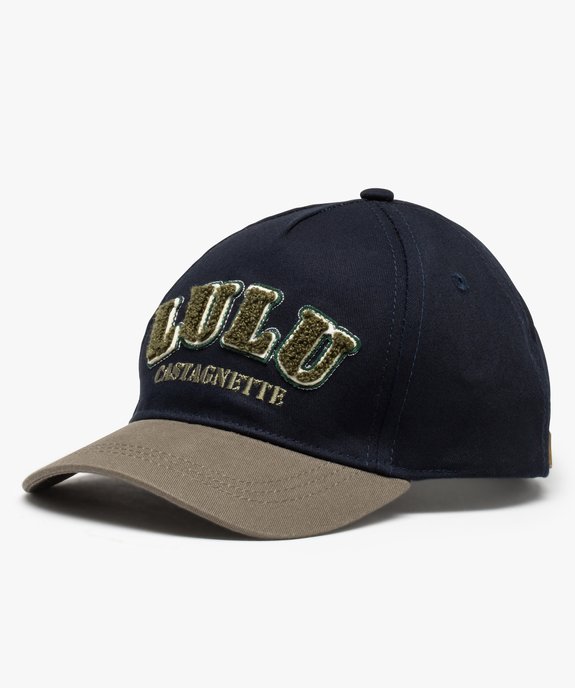 Casquette garçon avec inscription brodée - LuluCastagnette vue1 - LULUCASTAGNETTE - GEMO