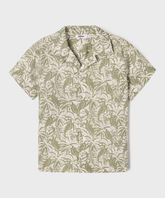 Chemise imprimée garçon vue1 - GEMO (ENFANT) - GEMO
