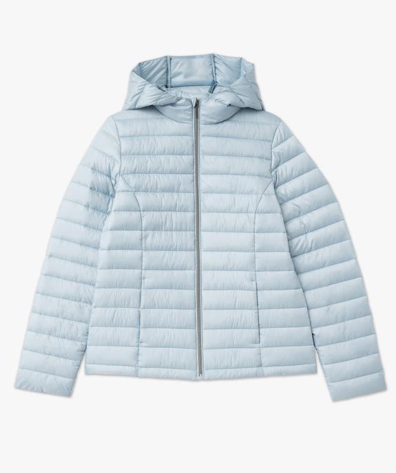 Doudoune à capuche rembourrage fin femme vue4 - GEMO 4G FEMME - GEMO