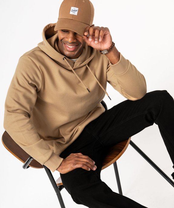 Sweat à capuche intérieur molletonné homme vue1 - GEMO 4G HOMME - GEMO