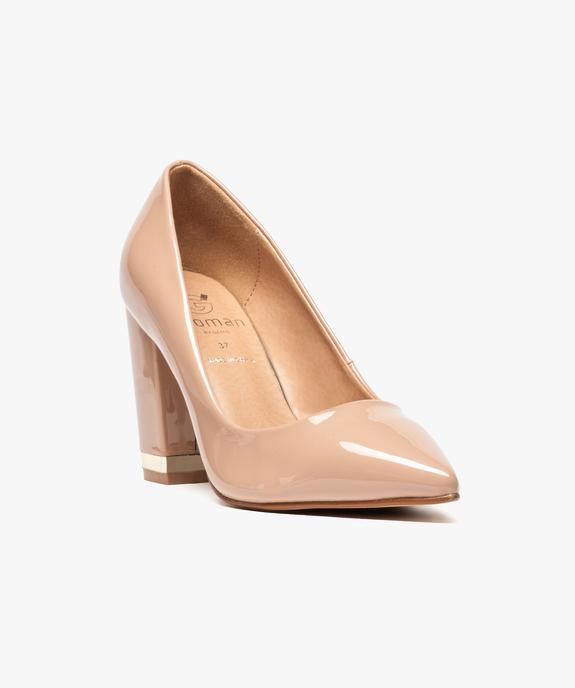 Escarpins femme à bout pointu et talon haut -Gémo x Lalaa Misaki vue2 - GEMO(URBAIN) - GEMO