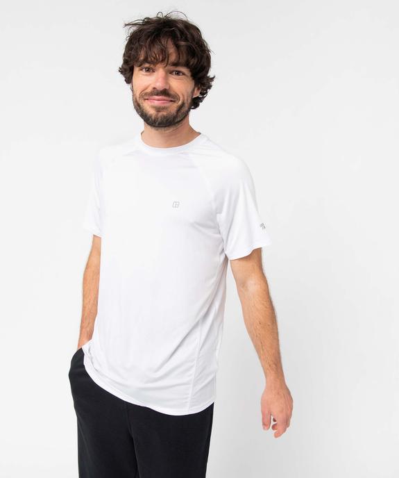 Tee-shirt homme à manches courtes en matière respirante vue1 - GEMO (HOMME) - GEMO