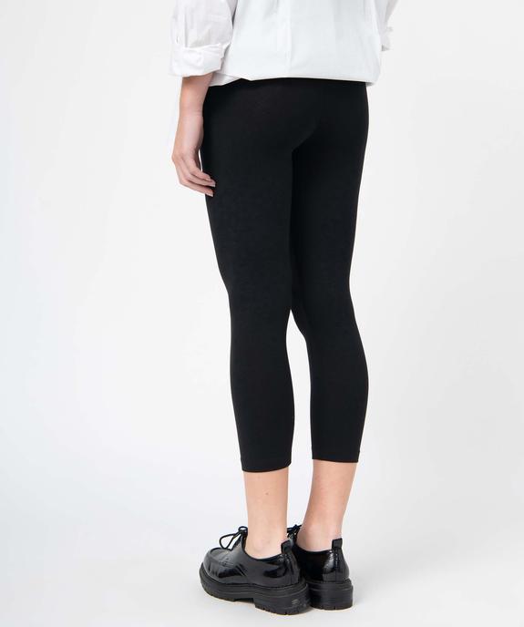 Leggings de grossesse court avec bandeau haut vue3 - GEMO (MATER) - GEMO