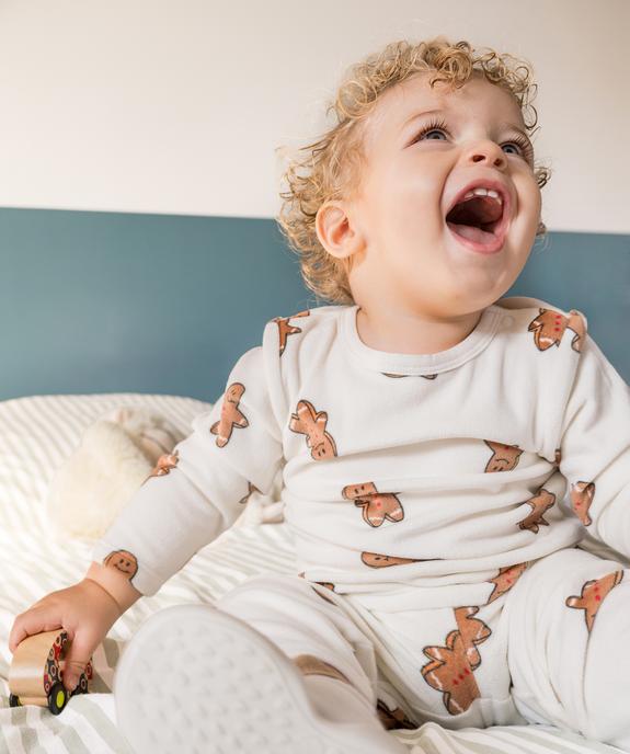 Pyjama 2 pièces Noël bébé vue4 - GEMO 4G BEBE - GEMO