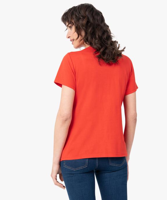 Tee-shirt de grossesse et d'allaitement à motifs vue3 - GEMO 4G MATERN - GEMO