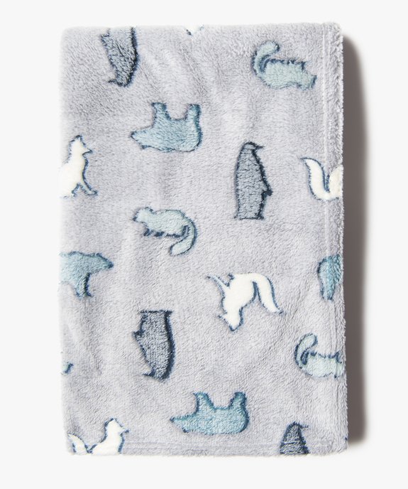Plaid enfant à motifs animaux vue1 - GEMO (ACCESS) - GEMO