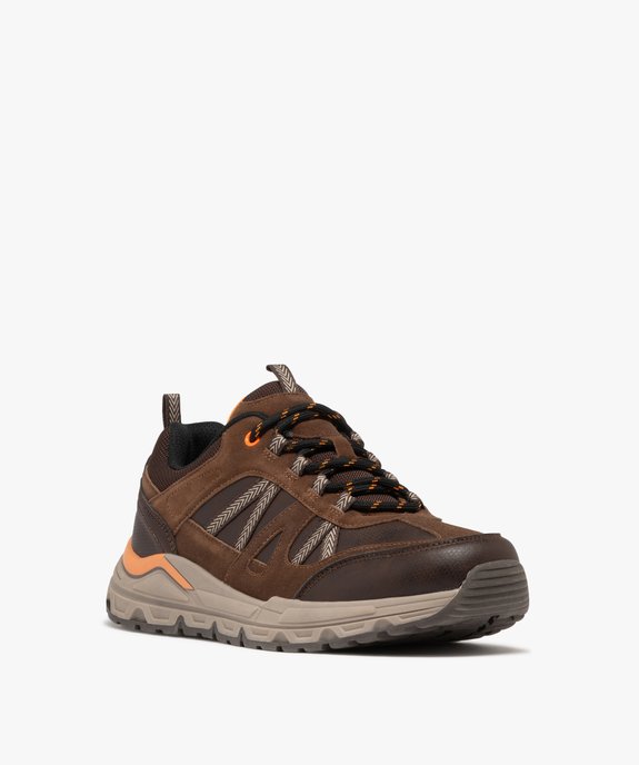 Baskets basses à lacets homme - 5 Miles vue3 - 5 MILES GEMO FOR GOOD - GEMO
