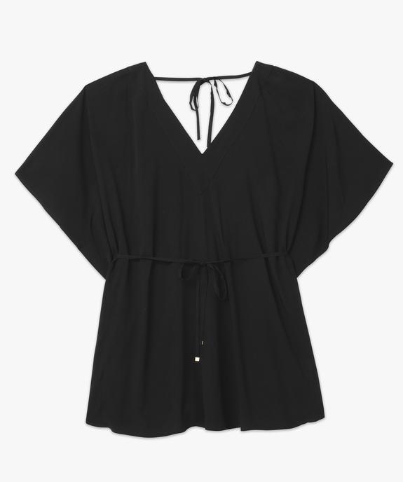 Robe de plage ample et fluide femme vue4 - GEMO 4G FEMME - GEMO