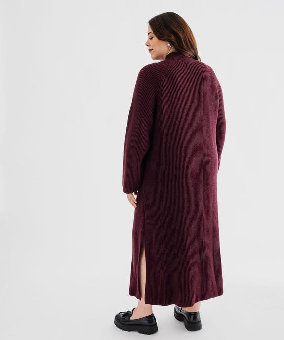 Robe pull longue fendue sur les côtés femme grande taille vue3 - GEMO (G TAILLE) - GEMO