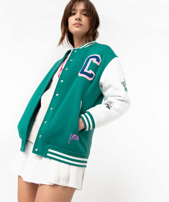 Blouson femme avec manches contrastantes - Camps United vue1 - CAMPS UNITED - GEMO