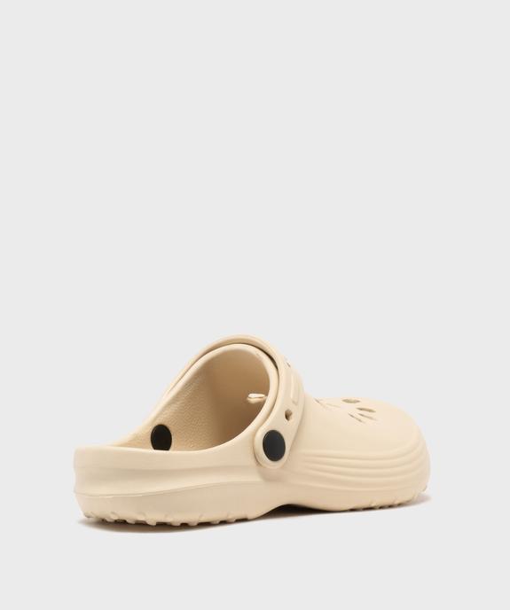 Sabots souples perforés unis femme vue4 - GEMO (PLAGE) - GEMO