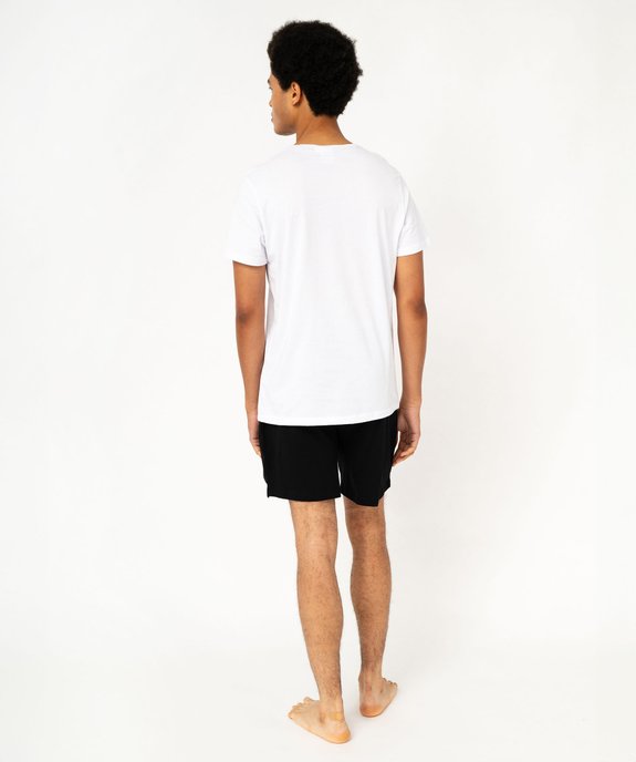 Pyjashort en coton imprimé homme - Goldorak vue3 - GOLDORAK - GEMO